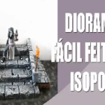 Hur man gör ett diorama av vanlig frigolit