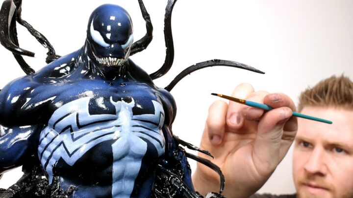 Aprenda a esculpir o Venom como um profissional em poucos passos!