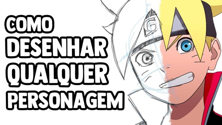 COMO DESENHAR O BORUTO 