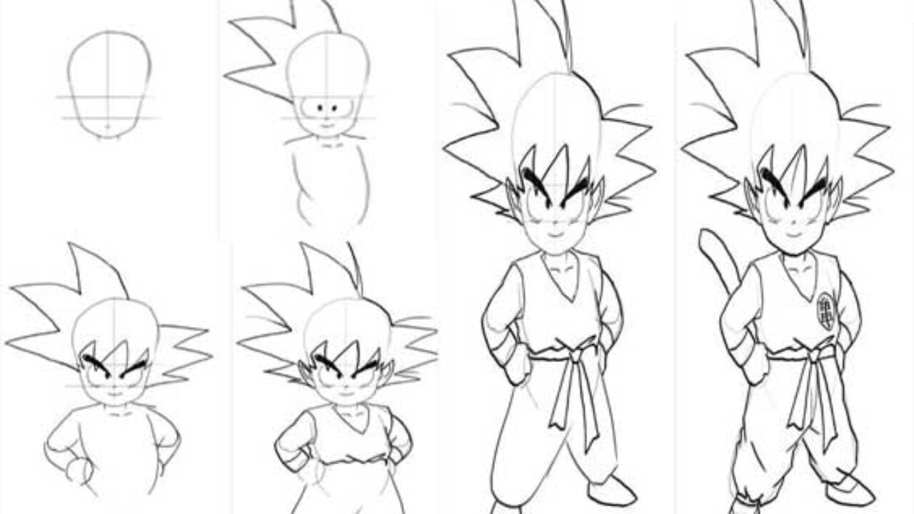 Como Desenhar o Goku: Um Guia Passo-a-Passo para Criar a Sua