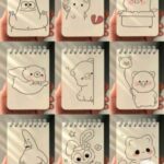 מציור לציור בקלות במחברת בית הספר שלך - 18