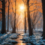 נופי סתיו, עצים ונהרות, 15