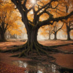 נופי סתיו, עצים ונהרות, 16
