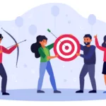 Business goals concept.