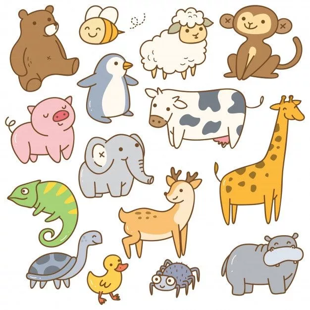 desenhar animais fofos de forma fácil
