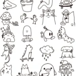 色を塗ってインスピレーションを得るミニ絵 13