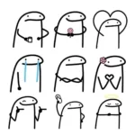 色を塗ってインスピレーションを得るミニ絵-27