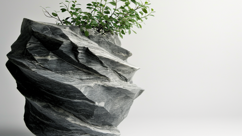 Vasos de Pedra Bruta: Revelando a Beleza dos Incríveis Vasos de Pedra Natural