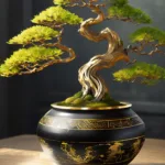 Firefly-Crie-um-vaso-hyper-realista-com-bonsai-o-vaso-na-cor-preta-e-dourada-com-iluminacao-natural-3