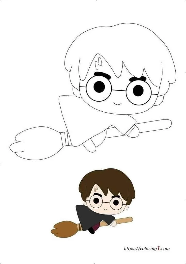 Desenhos Fofos do Harry Potter para desenhar muito fácil
