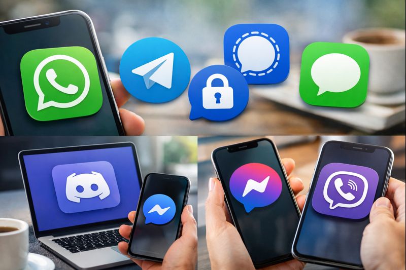Melhores aplicativos de mensagens em 2026
