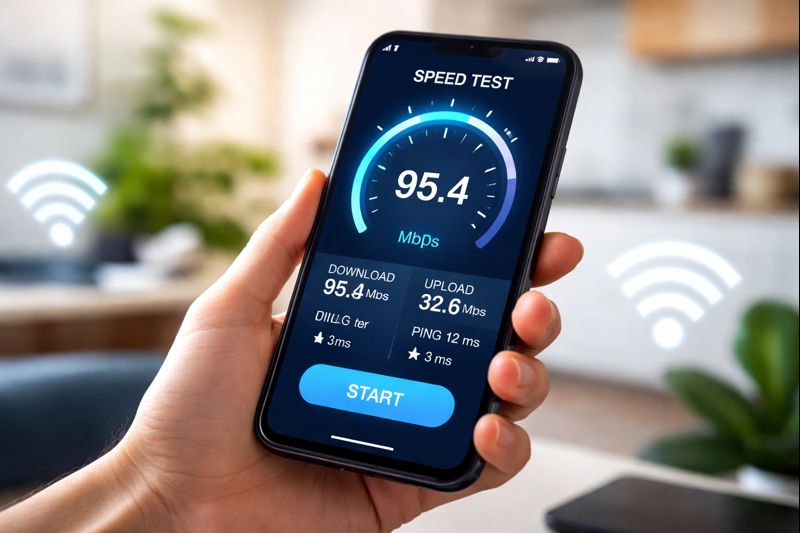 Aplikacije za merjenje hitrosti interneta in Wi-Fi-ja: Oglejte si hitrost svoje povezave v realnem času