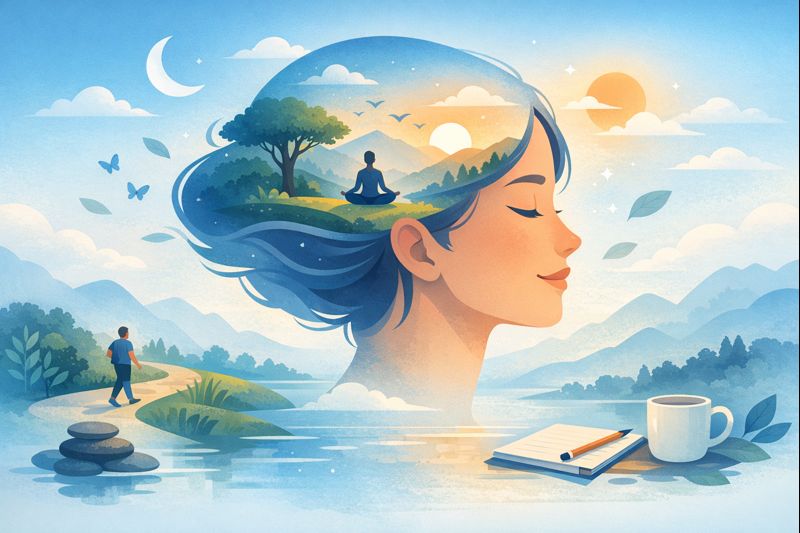 Como melhorar o bem-estar mental de forma prática e saudável