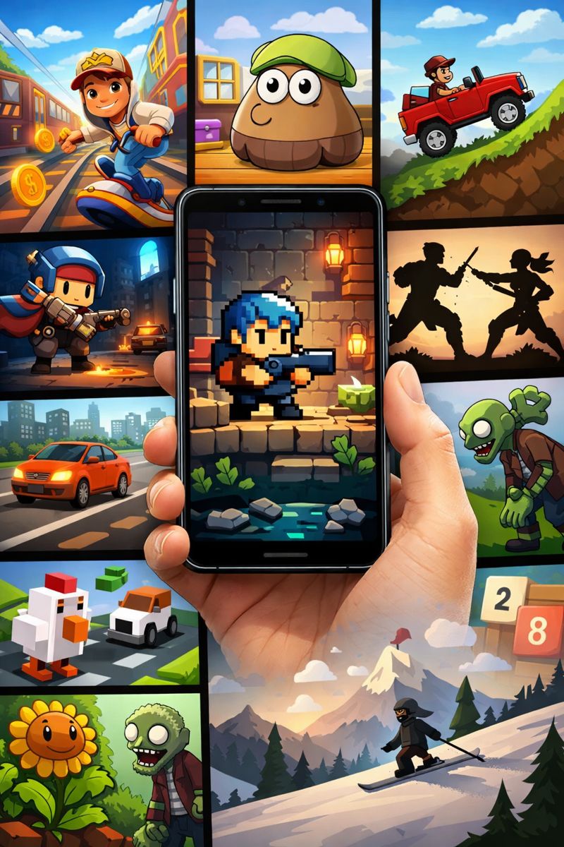 Jogos mobile que funcionam bem em celulares fracos