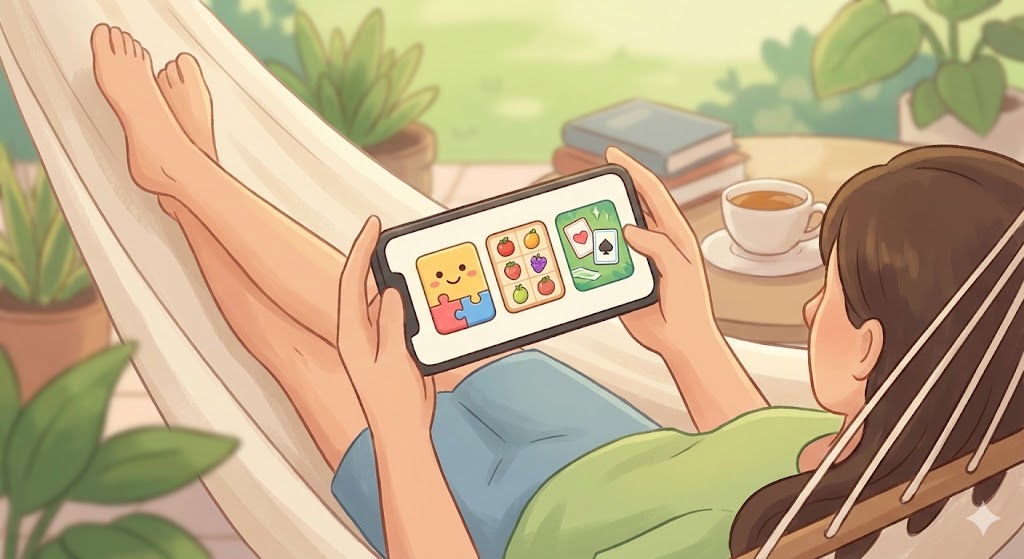 Лежерне игре за играње ван мреже: загарантована забава било где.